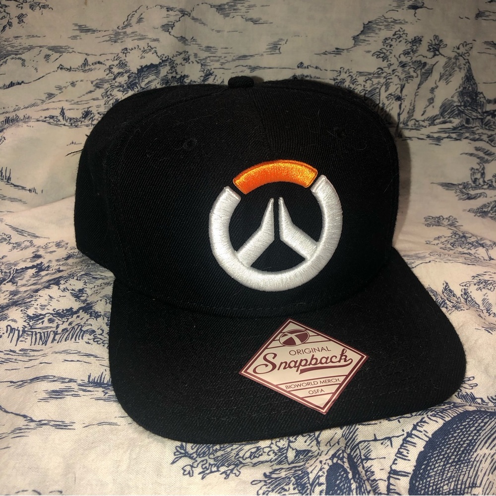 Official Overwatch Logo Men's One Size Hat Adjustable Snapback Cap